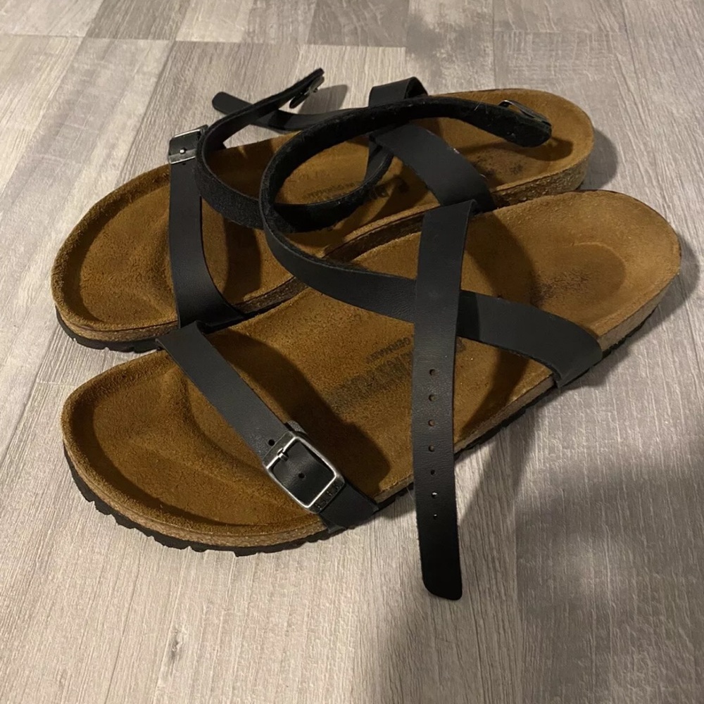 Birkenstock Daloa Black Size 39/L8 Narrow